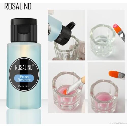 30ml Water Quickly Remove for Nail Gel Polish Nail Brushes Acrylic Cleaner Excess Surface Sticky Residue Nail Art Tools TSLM1