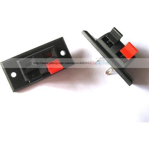 50 Pcs WP Push Type Speaker Terminal Board Connector 44 8mmx21mm 2pin WP2-3