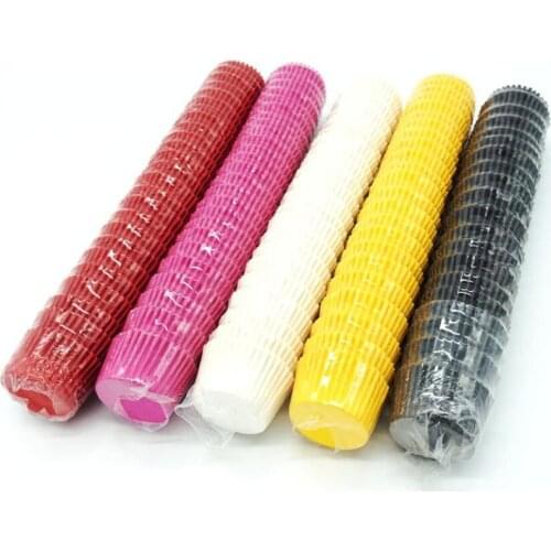 500Pcs Mini size Chocalate Paper Liners Baking Muffin Cake Cupcake Cases Solid Color Cake Mold Cup Tray Decorating Tools