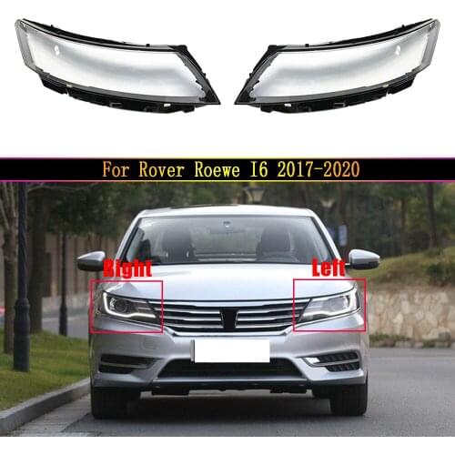 All new car front headlights glass lamp shade shell transparent Protective cover For Rover Roewe I6 2017 2018 2019 2020