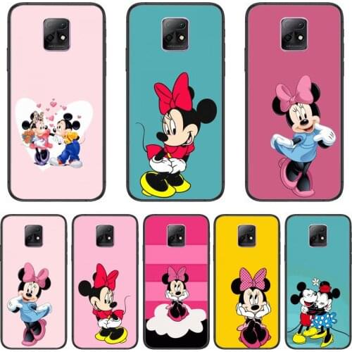 Disney Minnie Micky Mouse Phone Case For XiaoMi Redmi 10X 9 8 7 6 5 A Pro S2 K20 T 5G Y1 Anime Black Cover Silicone Back Pretty