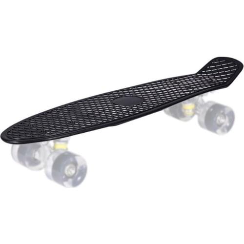 Outdoor Sports For Girl Boy 22 Inch Skate Board 4 Wheels Single Rocker Skateboard Plastic Longboard Deck Skateboard