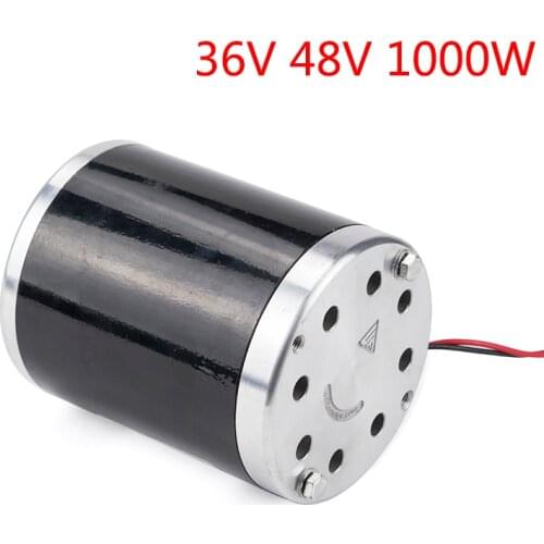 MY1020 48V 36V 1000W Electric Bike DC Brushed Gear Motor 3000RPM 35.6A Reverse Electric Bicycle Scooter Tricycle Bike DIY Parts