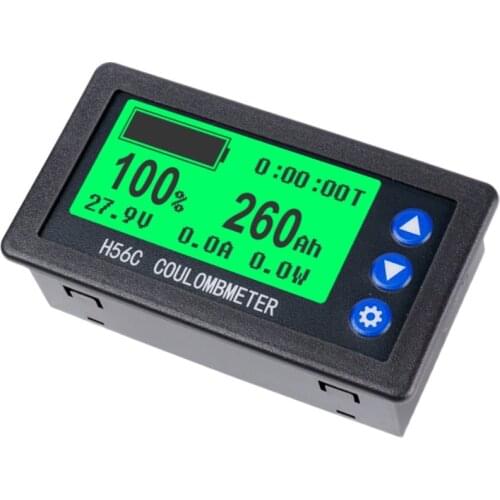 H56CS Coulomb meter lithium lead acid battery display electric vehicle saloon car lithium iron phosphate battery electric meter