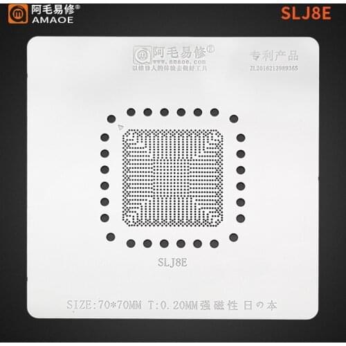 Amaoe Magnetic Steel Ball Plant Net For APPLE Mac Laptop Tin Planting Platform SLJ8E BGA Reballing Stencil