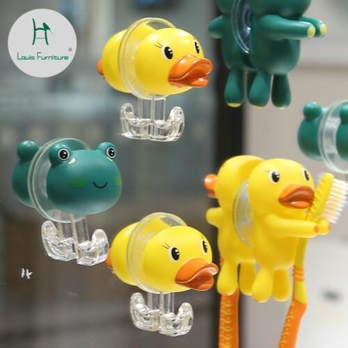 Louis Fashion Coat Racks Cute Cartoon Animal Without Trace Bathroom Bathroom Viscose Creativity