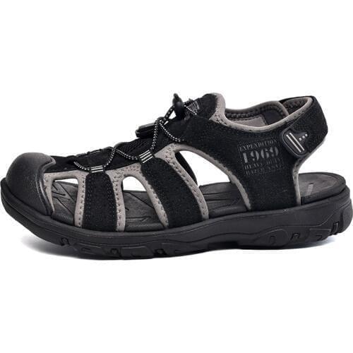 De sandals-men homme uomo sandalet para zandalias couro sandalias for man masculina transpirables masculino sandal rasteira v