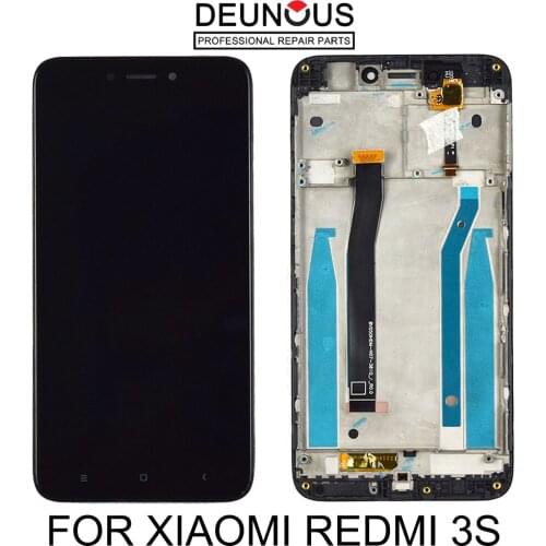 Original Display For Xiaomi Redmi 3 LCD Screen Touch with frame For Redmi 3S LCD Display Replacement For Redmi 3X 3 PRO Display