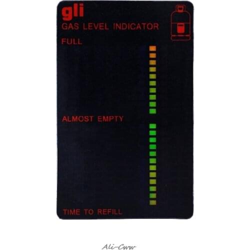 Plastic Liquid Crystal Black Practical Propane Gas Tank Liquid Level Indicator Magnetic Bottle Gas Measuring Device