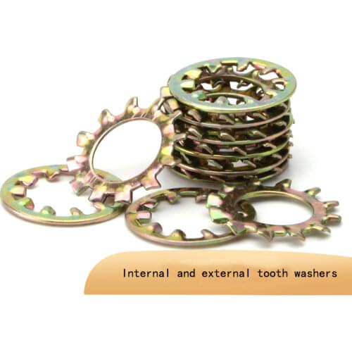 External tooth internal tooth gasket / non-return gasket / chrysanthemum gasket / non-slip gasket / serrated meson M3M4M5M6-M12