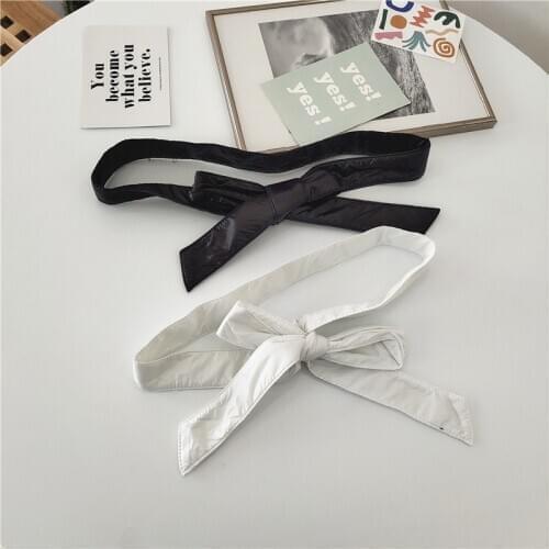 Winter Coat Strap Belts Womens Decorative Down Belt Skirt Wide Belt Fashion Waist belts for women luxury designer Black white