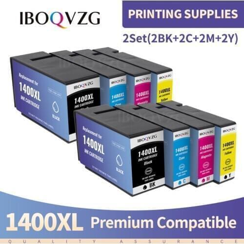 IBOQVZG PGI-1400 PGI1400 XL Compatible Ink Cartridges For Canon PGI 1400 MAXIFY MB2040 MB2340 MB2140 MB2740 printer