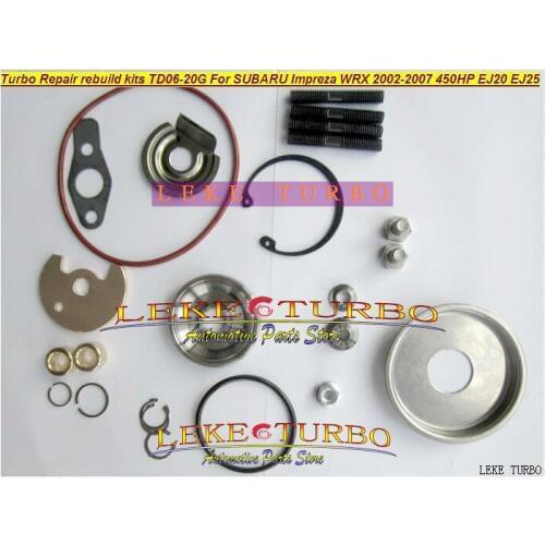 Turbo Repair Kits rebuild kit TD06 20G TD06-20G TD06-20GHW For SUBARU Impreza WRX 2002-07 MAX HP 450HP Engine EJ20 EJ25