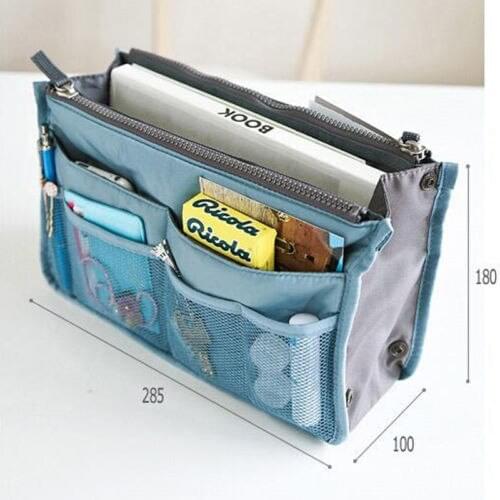 1Pcs Organiser Purse Large Liner Organizer Tidy Bag Women Travel Insert Handbags