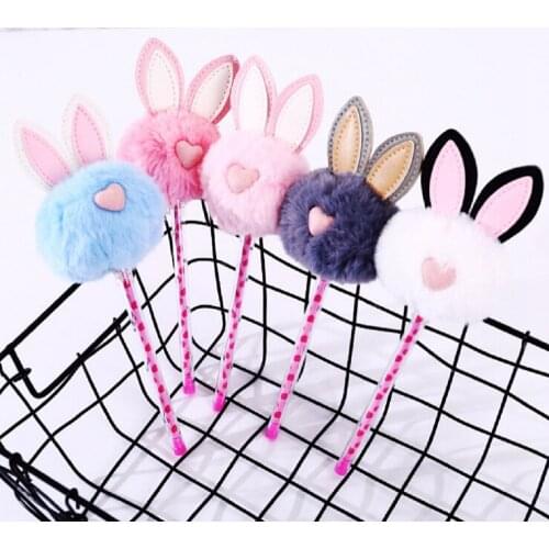 1 pcs Pens Candy Rabbit black colored kawaii gift gel ink pens pens for writing Cute stationery office school supplies 0.5mm