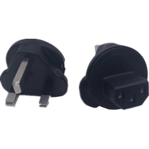 1PC IEC 320 C13 Socket Female Power conveter to UK United Kingdom Singapore Hong Kong converter Power plug UK to IEC320 C13 plug