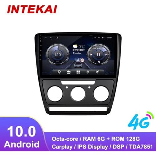 10.1"Android 10.0 Car Radio GPS Navigation autoradio multimedia player for VW Volkswagen SKODA Octavia 2007 head unit stereo