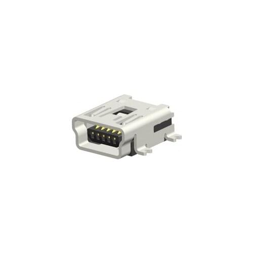 10pcs USB2.0 connector, MINI USB 5pin female connector
