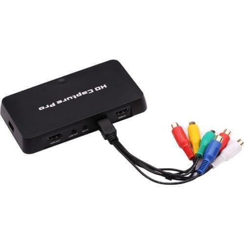 1080P HD Video Game Capture/Recorder Card HD TV Video Recorder With Remote Control Support Mic USB Disk For DVD Set-top Box