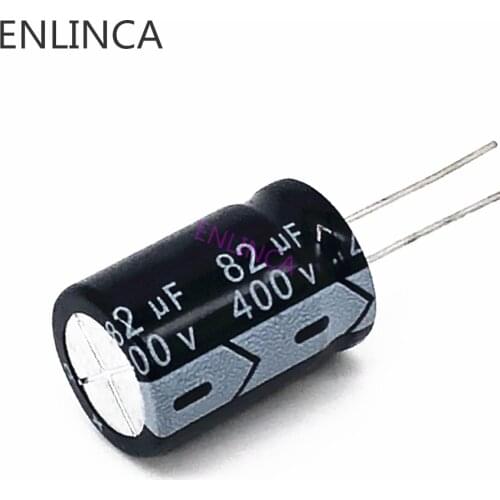 2pcs/lot 400V 82UF high frequency low impedance 400V82UF aluminum electrolytic capacitor size 18*25 20