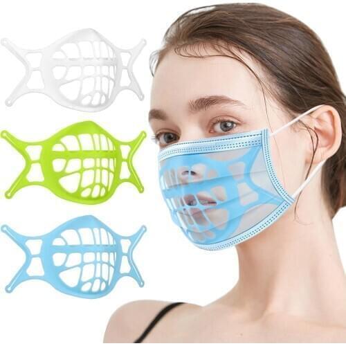 3D Mask Bracket Silicone Face Mask Inner Support Frame Masks Bracket Reusable Washable Masks Holder Fast Shipping Masque D50