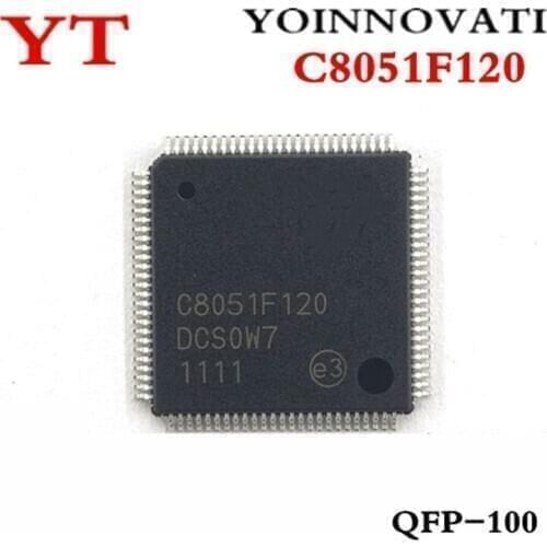 50pcs/lots C8051F120 CF8051 TQFP-100 IC