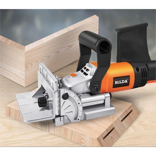 760W Biscuit Jointer Electric Tool Authentic Woodworking Tenoning Machine Biscuit Machine Puzzle Machine