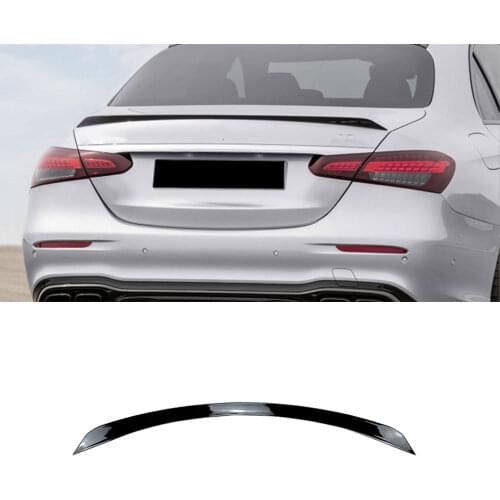 ABS Material Rear Trunk Spoiler Boot Lip Wing Spoiler For Mercedes Benz E Class W213 E250 E300 E43 E63 AMG Sedan 4Door Bumpe
