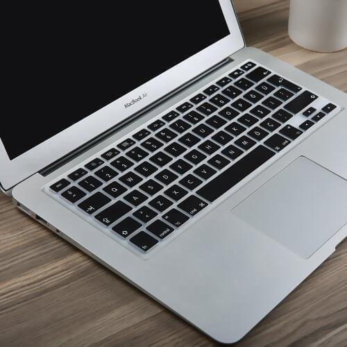 Euro Enter Turkish Colorful Silicone Keyboard Cover Skin for Macbook Air 13 Pro 13 15 17 Retina Protector Euro Layout