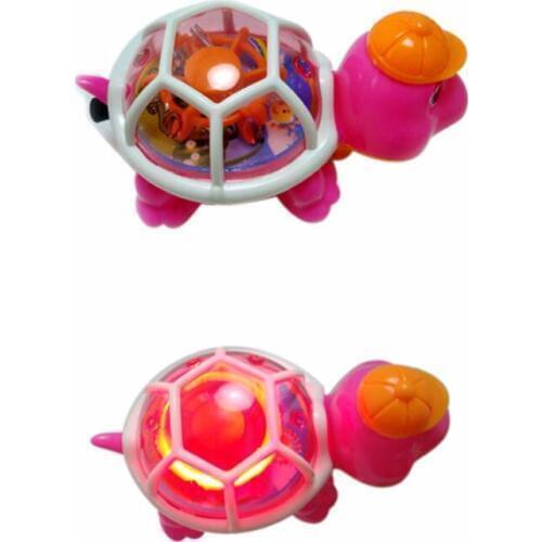 Baby Children Light Up Toys Glowing Cute Interesting Pull Line Trutle Educational Clockwork Childrens Gift
