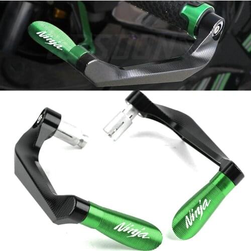 For KAWASAKI Ninja NINJA 250 300 400 650 1000 ZX-6R ZX-10R Motorcycle Handlebar Grips Guard Brake Clutch Levers Guard Protector