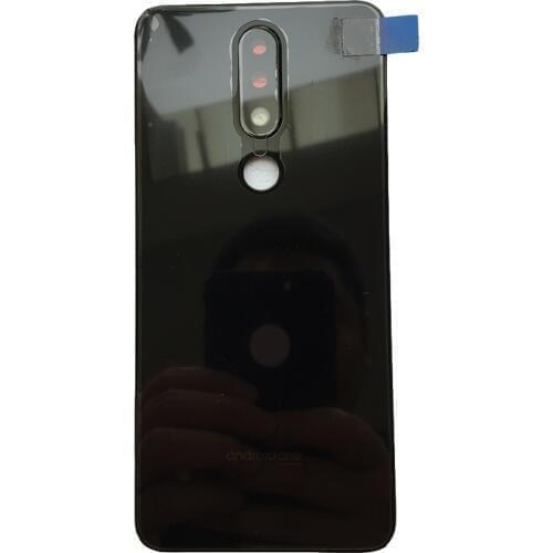 For Nokia X5 5.1 Plus New Original Glass Rear Housing Back Case Battery Cover The Phone Back Auto Parts