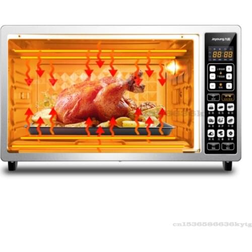 220V Oven Home Baking Machine Multi-functional Automatic Toaster Electric Oven 38 Liters Large Capacity
