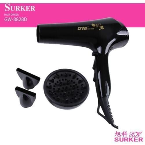 Surker electric hair dryer GW-8828D hair salon UNfoldable handle 3000W power cold hot air Negative ion constant temperature