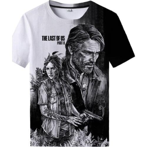 The Last of Us Part II T-shirt Game 3D Printed Streetwear Men Women Fashion Oversized T Shirt Harajuku Cosplay Tees Tops Clothes