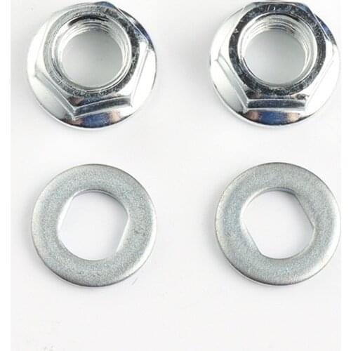 2 Pcs Front Motor Wheel Nut Durable Steel Bolt Screw For Xiaomi M365 1S Pro2 Electric Scooter Bicycle Scooter Accessories Parts