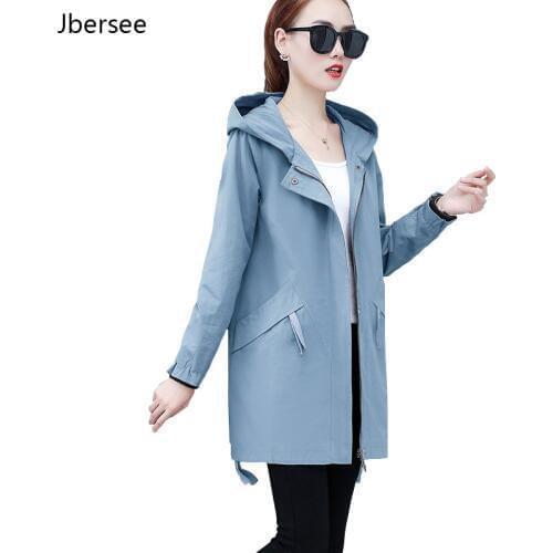 Женские плащи-ветровки Jbersee China At AliExpress
