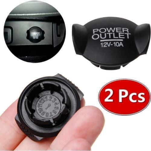 Ansblue 2PCS Cigarette Outlet Cover Cap Universal Auto Car 12V 21mm 2019 Socket Lighter Cap For Ford /Focus /Fiesta /Mondeo