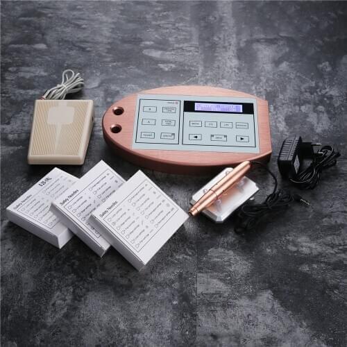 NEW Permanent Makeup Machine Eyebrow Tattoo Machine Digital Device Eyeliner Lip Pen MTS Micro Needle Machine Set