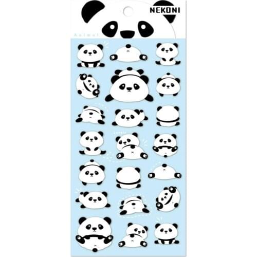Cute Animal Stickers Panda Hand Account Album Decoration Stickers