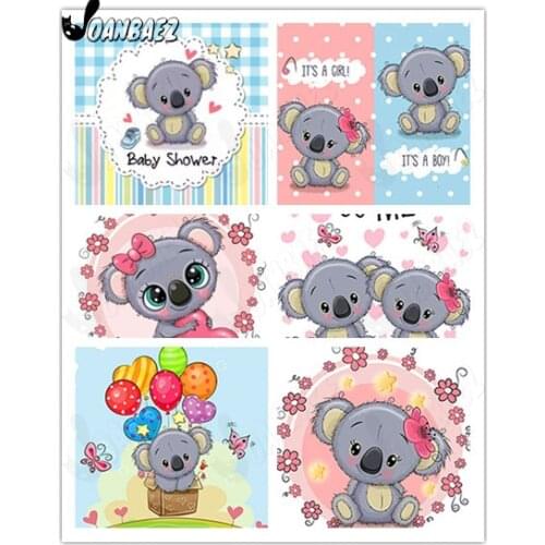 Cartoon Koala Diamond Painting 5D Diy Cute Doll Wall Art Sticker Diamond Embroidered Mosaic Inlaid Room Decoration Gift