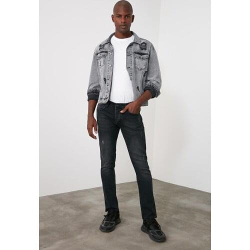 Trendyol Male Destroylu Skinny Jeans TMNAW20JE0404