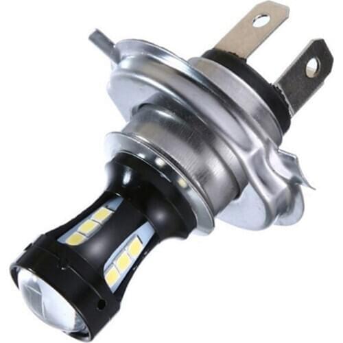 H4 Motorcycle Headlight 3030 18SMD LED Car Head Light Lamp Bulb 950LM 6000K 18W 12-24V