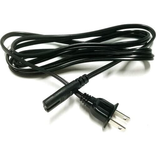 2P Power Cord US PLUG 1.5 m two-hole Camera Adapter Cord 100PS