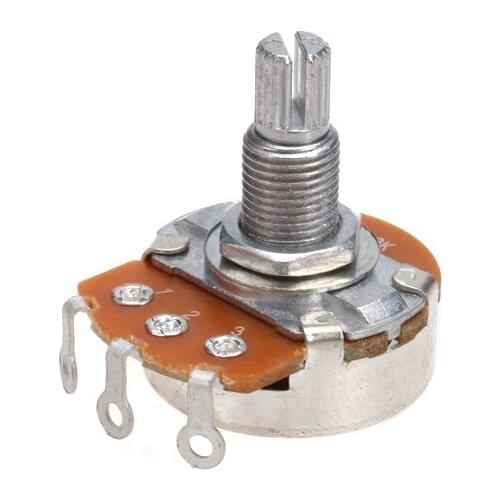 Tooyful New A500K Large Long Split Shaft Pots Potentiometer OHM Control Knobs Guitar Audio Volume Switch Pot for Guitar Lovers