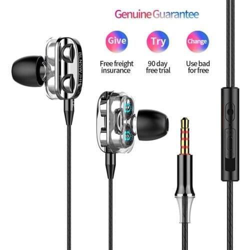 Universal Wired Earphone In Ear Stereo Small Cheap Earphones Super Bass 3.5mm Jack Earpiece with Mic for Smartphone