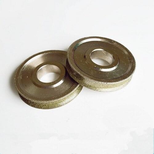 1pc Glass Edging Machine Electroplating Diamond Wheel 65mm Diameter Electroplated Diamond Grinding Wheel