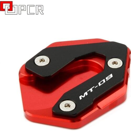 Motorcycle Side Stand Enlarger Plate Extension Pad For Yamaha MT09 MT-09 Tracer FZ09 2014 2015 2016-2021