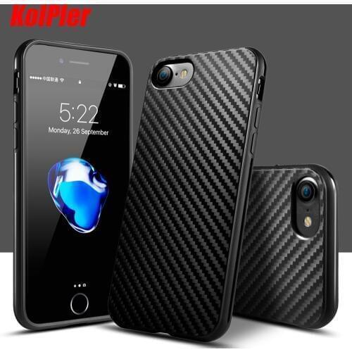 Case for iPhone SE 2020 case Anti-Knock Texture Silicone cover for iphone 7 Cover for iPhone XS Max XR X 6s 5 se 6 8 Plus Case