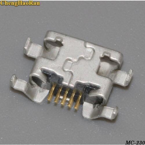 ChengHaoRan 1pcs For ZTE Blade L2 S6 5.0 U807 N983 N807 U956 N5 N909 N798 N980 Micro mini USB connector socket charging port